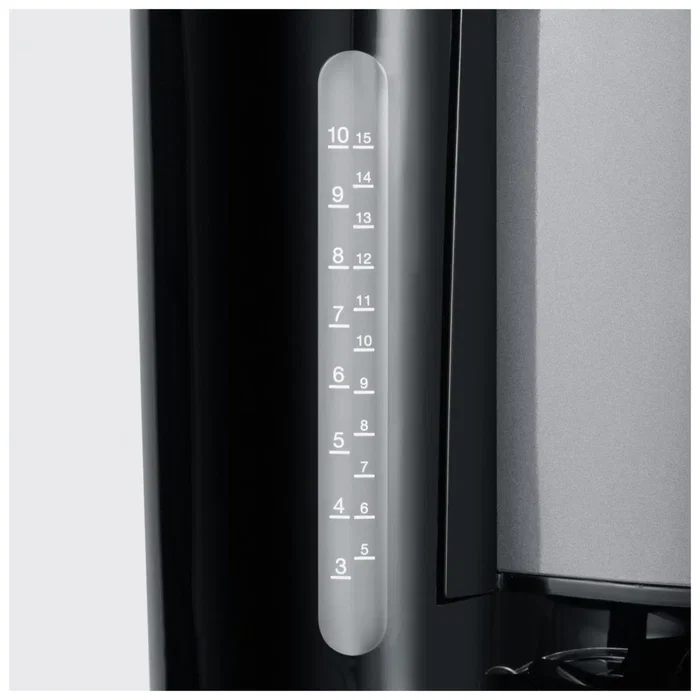 Severin KA 9572 Cafetera de Filtro 1000W, 10 Tazas, Color Gris