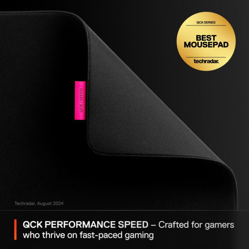 SteelSeries Alfombrilla Gaming QcK Performance Speed L 63430 Negro 420x490mm