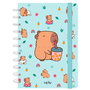 LOVELY STORY Cuaderno A4 Bubble Tea Capibara 100 Hojas Cuadricula