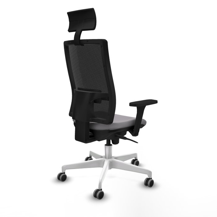 PIQUERAS Y CRESPO Silla de oficina Horna con mecanismo Sincro, Gris y Negro PIQUERAS Y CRESPO Silla de oficina Horna con mecanismo Sincro, Gris y Negro