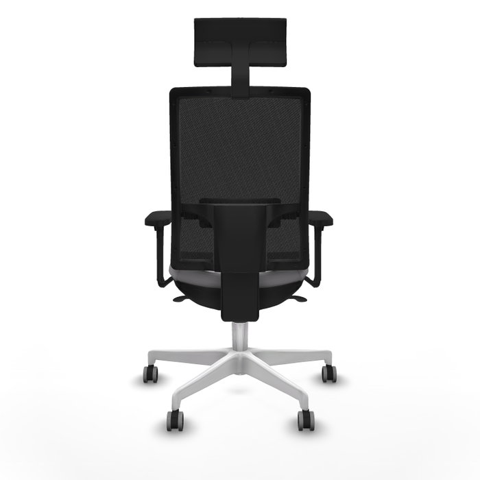 PIQUERAS Y CRESPO Silla de oficina Horna con mecanismo Sincro, Gris y Negro PIQUERAS Y CRESPO Silla de oficina Horna con mecanismo Sincro, Gris y Negro