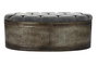 DKD Home Decor Descalzadora Loft Gris Metal Poliester 42 x 47 x 117 cm
