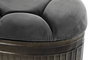 DKD Home Decor Descalzadora Loft Gris Metal Poliester 42 x 47 x 117 cm