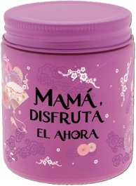 LOVELY STORY Vela aromática mama disfruta el ahora