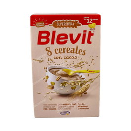 Blevit Super Fibra 8 Cereales Y Cacao Leche Infantil 500 G