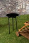 Hermia Mini Barbacoa de Metal Portátil para Exteriores 48x48x84 cm