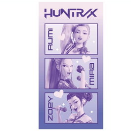 NETFLIX Toalla Huntrix KPop Demon Hunters microfibra 40x140 cm