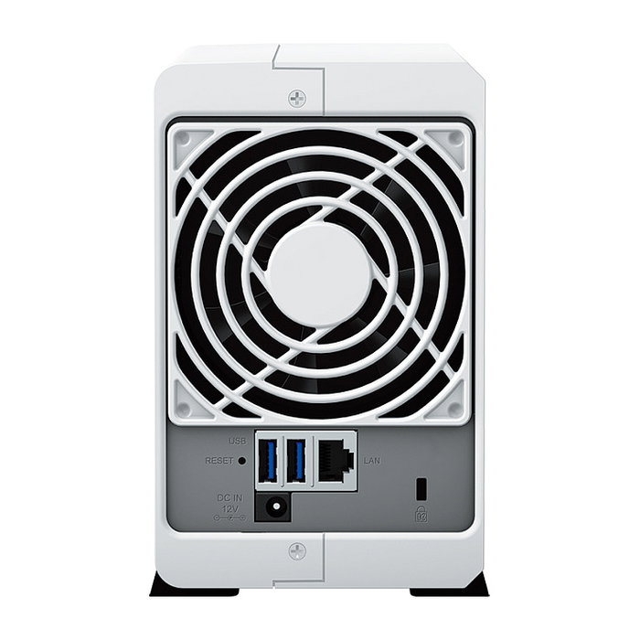 Synology DiskStation DS223j NAS de 2 bahías, Realtek RTD1619B, 1 GB DDR4, Blanco