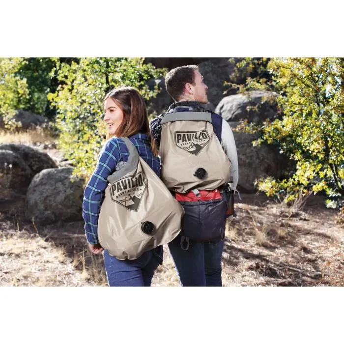 BESTWAY Colchón Hinchable Camping Pavillo Roll & Relax 188x99x22 cm con Bolsa Inflable