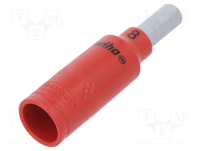 WIHA Vaso Allen-bit aislado HEX 8mm 1/4 pulg. 65mm