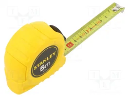 STANLEY Flexómetro de 5m, 19mm, Amarillo