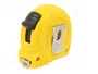 STANLEY Flexómetro de 5m, 19mm, Amarillo