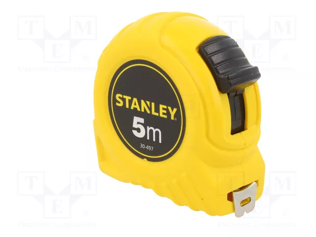 STANLEY Flexómetro de 5m, 19mm, Amarillo