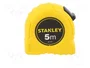 STANLEY Flexómetro de 5m, 19mm, Amarillo