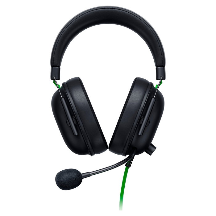 Razer BlackShark V2 X Auriculares Gaming Diadema Alámbricos Circumaural, Negro/Verde, 20-20000 Hz, Micrófono Boom Unidireccional, 240 g, Cable 2 m