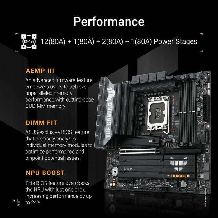Asus TUF GAMING B860M-PLUS Micro ATX Intel B860 DDR5