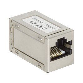 LogiLink Acoplador en línea RJ45 Cat.6A mini tipo blindado