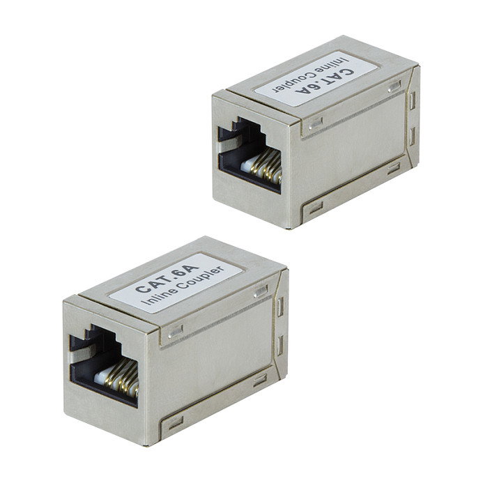 LogiLink Acoplador en línea RJ45 Cat.6A mini tipo blindado LogiLink Acoplador en línea RJ45 Cat.6A mini tipo blindado