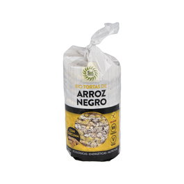 SOLNATURAL Tortas De Arroz Negro Y Curcuma 100Gr. Veganas Sin Gluten