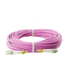 EFB Elektronik Cable de fibra óptica OM4 Duplex LC-LC Flat Twin 10m Violeta