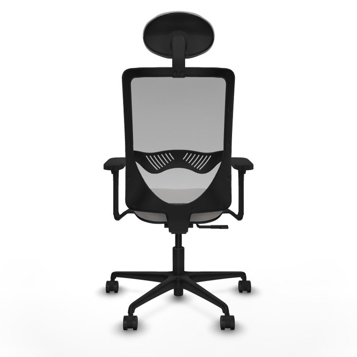 PIQUERAS Y CRESPO Silla de oficina Zulema con mecanismo Sincro, Blanco y Gris PIQUERAS Y CRESPO Silla de oficina Zulema con mecanismo Sincro, Blanco y Gris