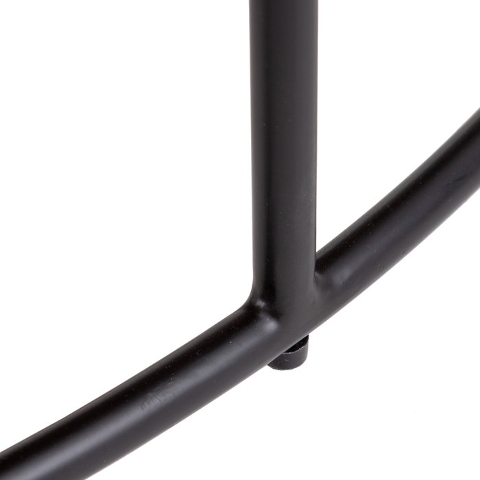 Mesa Centro Natural Dm-Metal Salón 120 X 120 X 35 cm