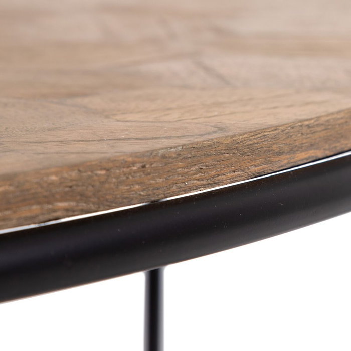 Ixia Mesa Centro Natural Dm-Metal 120 x 120 x 35 cm Ixia Mesa Centro Natural Dm-Metal 120 x 120 x 35 cm
