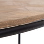 Ixia Mesa Centro Natural Dm-Metal 120 x 120 x 35 cm