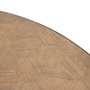 Ixia Mesa Centro Natural Dm-Metal 120 x 120 x 35 cm