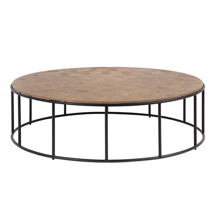 Ixia Mesa Centro Natural Dm-Metal 120 x 120 x 35 cm Ixia Mesa Centro Natural Dm-Metal 120 x 120 x 35 cm