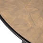 Ixia Mesa Centro Natural Dm-Metal 120 x 120 x 35 cm