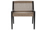 DKD Home Decor Silla Boho Negro 65 x 62 x 72 cm