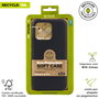 Muvit Funda Recycletek para Apple iPhone 16 - Hecha 100% de Materiales Reciclados, Diseño Flexible y Protector