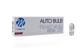 M-Tech Lámpara Halógena W2.1x9.5d 12V/5W T10-W5W (10 unidades)