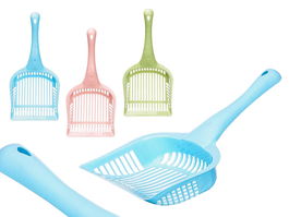 MASCOW Pala de Plástico Mediana Surtidos Azul, Rosa Palo, Verde 14.5 x 12 x 28 cm (Set de 48)