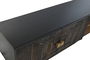 DKD Home Decor Mueble TV Colonial Negro Dorado 160 x 50 x 40 cm