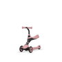 Ociotrends Patinete 5 en 1 Rosa Infantil - Patinete con asiento y empuñadura para niños de 1 año, con 3 ruedas, sonidos e idiomas español/inglés/francés