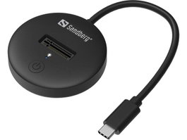 Sandberg SATA/NVMe Dock USB 3.2 - Base Externa para Discos M.2 y SSD NVMe, Hasta 10 Gbps