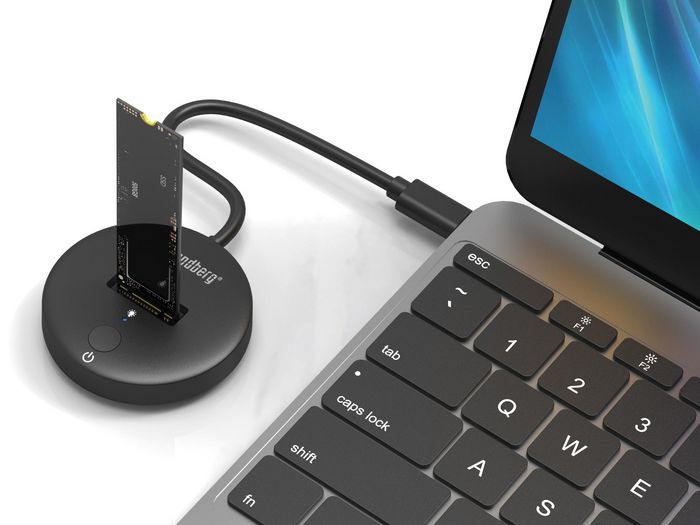 Sandberg USB 3.2 Dock for M.2+NVMe SSD Externo Conexión Rápida hasta 10 Gbps Compatible con Discos M.2 y NVMe