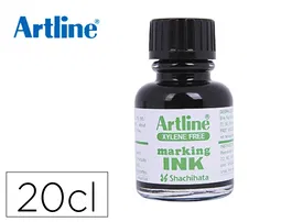 Artline esk-20 Tinta Recambio Rotulador Negro Bote 20 cc Sin Xileno