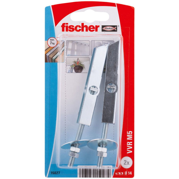 Fischer Taco VVR M5K Ø 14 mm (Blister de 2 unidades) Fischer Taco VVR M5K Ø 14 mm (Blister de 2 unidades)