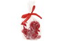 DKD Home Decor Vela Love Roja con Aroma a Fresa