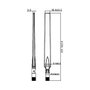 DeLOCK 88899 Antena WLAN Omnidireccional 7 dBi RP-SMA Negro