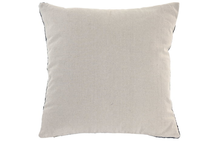 DKD Home Decor Cojín Algodón Poliéster Gris 45x45 cm (Pack de 2)
