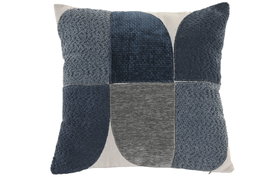 DKD Home Decor Cojín Algodón Poliéster Gris 45x45 cm (Pack de 2)
