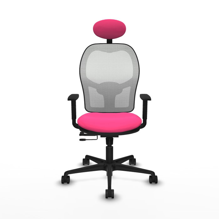 PIQUERAS Y CRESPO Silla de oficina Jorquera Rosa y Blanca PIQUERAS Y CRESPO Silla de oficina Jorquera Rosa y Blanca