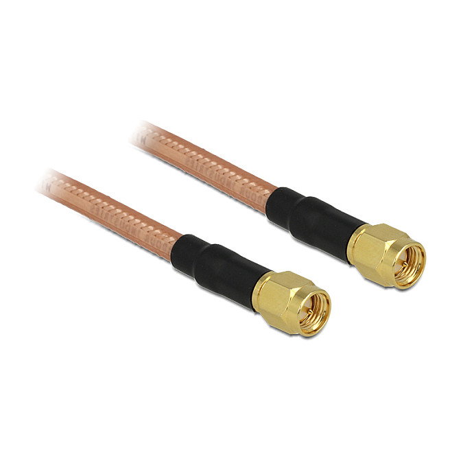 DeLOCK 88894 Cable coaxial RG-142 SMA a SMA de 0,4 m DeLOCK 88894 Cable coaxial RG-142 SMA a SMA de 0,4 m