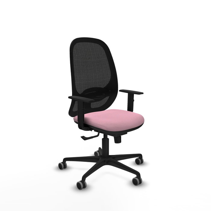 PIQUERAS Y CRESPO Silla de oficina Cilanco Rosa y Negro PIQUERAS Y CRESPO Silla de oficina Cilanco Rosa y Negro