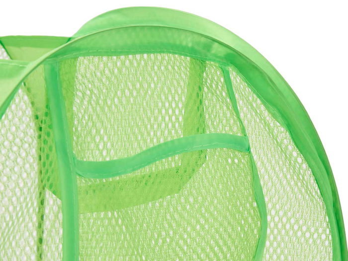 Kipit Cesto Ropa Colores Vivos Plástico 36x59x0.4 cm (Azul, Rosa, Verde) (Set de 24)