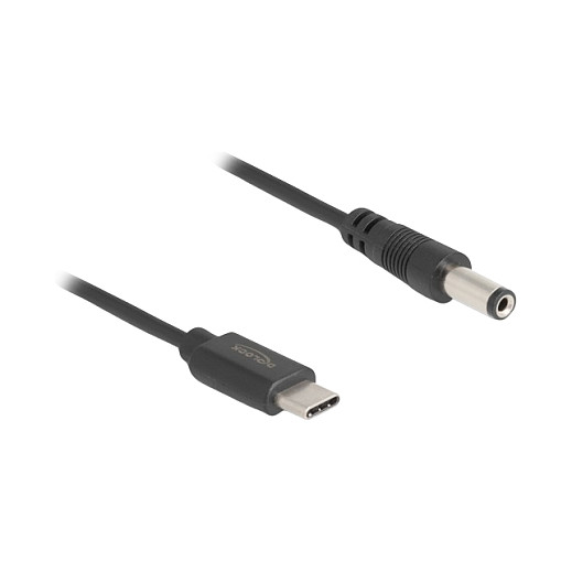 DeLOCK Cable de alimentación USB Type-C a CC 5,5 x 2,1 mm 1 m DeLOCK Cable de alimentación USB Type-C a CC 5,5 x 2,1 mm 1 m